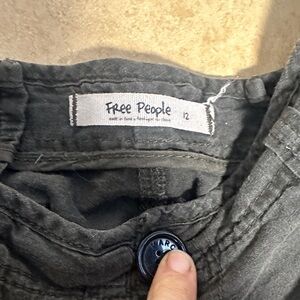 Free People Charcoal Trousers